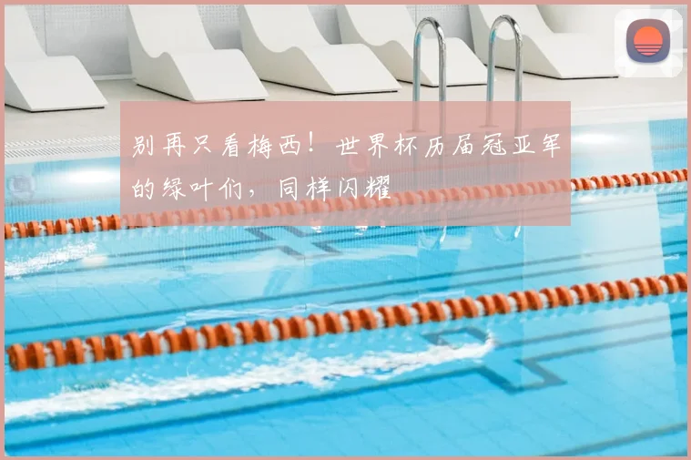 别再只看梅西!世界杯历届冠亚军的绿叶们,同样闪耀